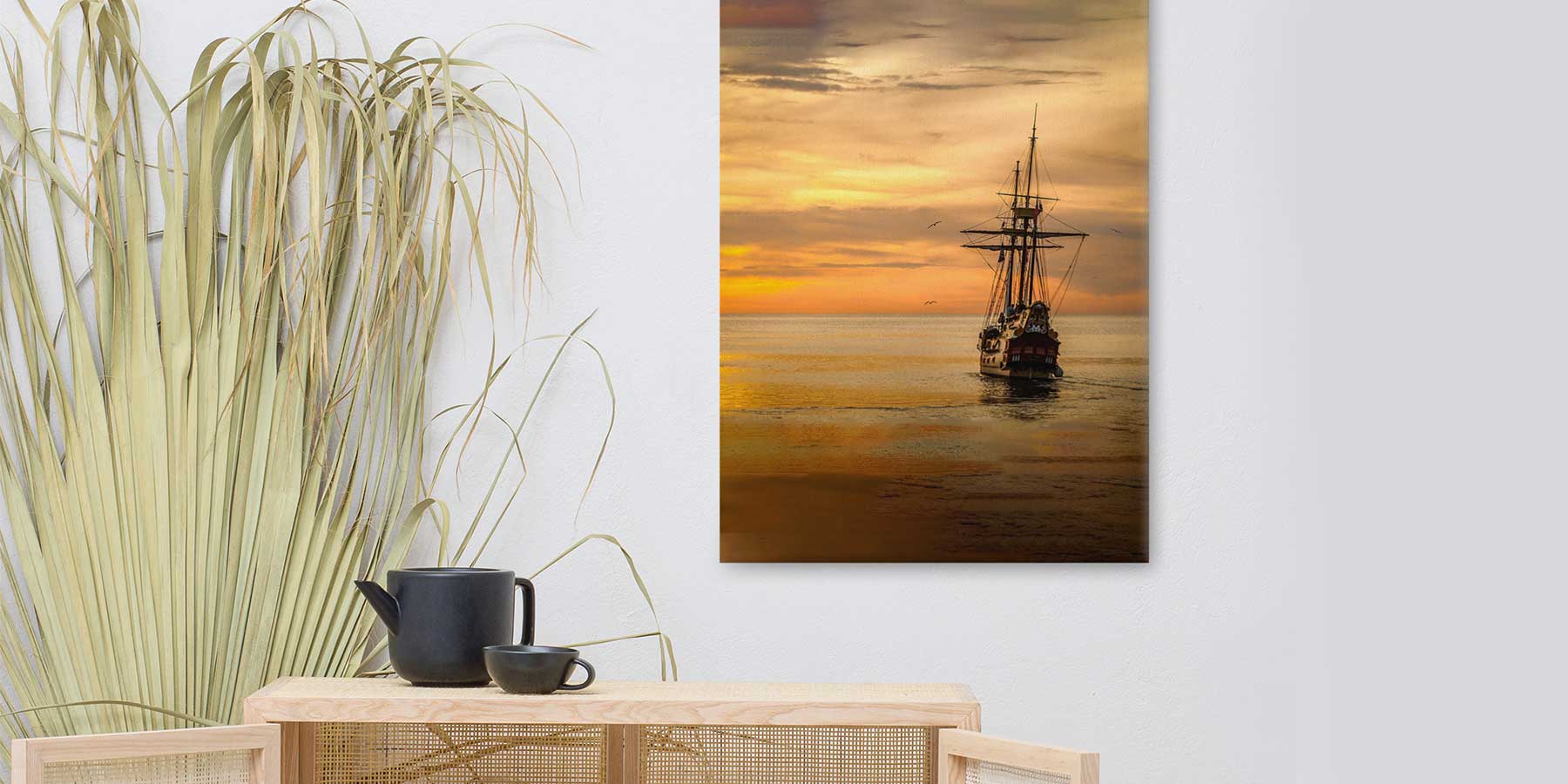 Canvas prints with ship & boat motifs