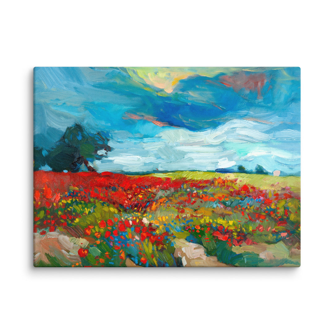 Lienzo - Campos de flores