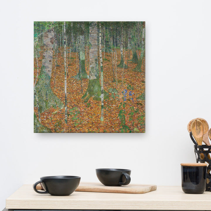 Leinwand - Gustav Klimt, Birkenwald artlia