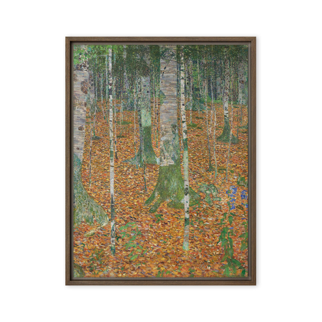 Leinwand - Gustav Klimt, Birkenwald Braun / 61x81 cm (24″×32″) artlia