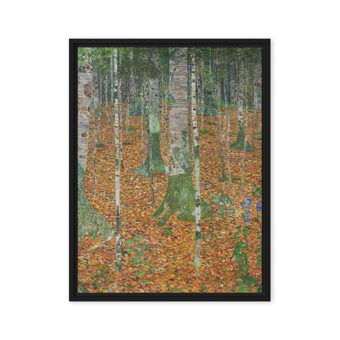 Leinwand - Gustav Klimt, Birkenwald Schwarz / 46x61 cm (18″×24″) artlia