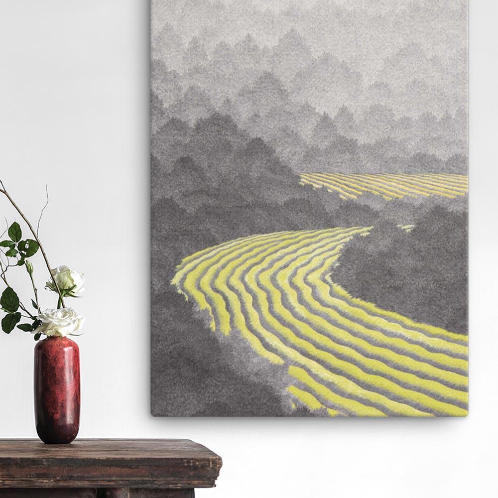 Lienzo - Han Jeong Lee, Campos 2