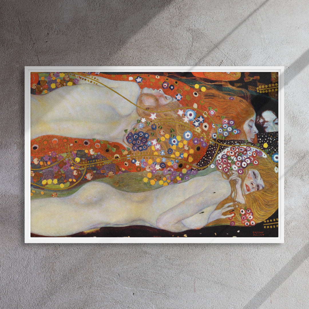 Gerahmte Leinwand - Gustav Klimt, Wasserschlangen II artlia