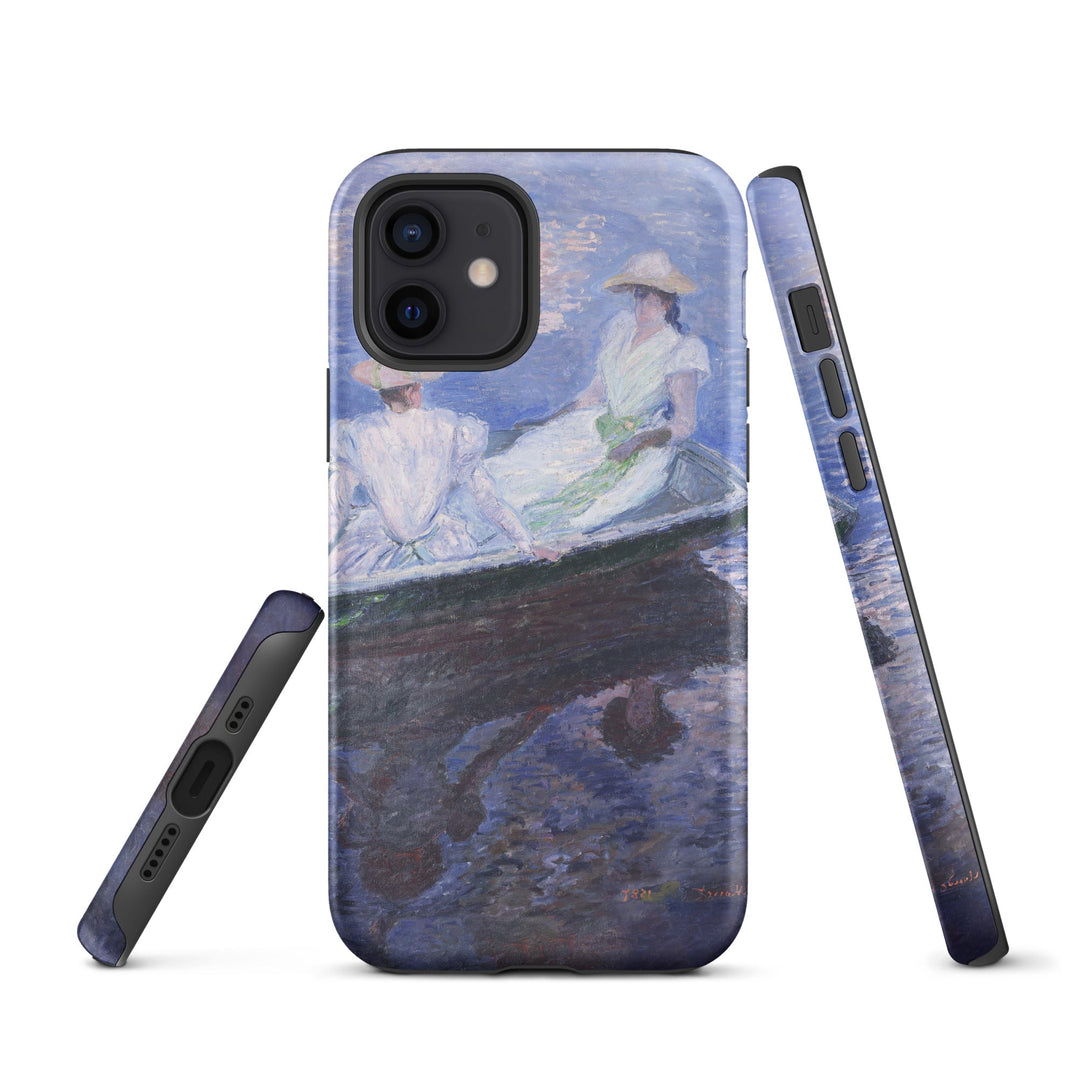 Hardcase iPhone® Handyhülle - Claude Monet, On the Boat iPhone 12 artlia