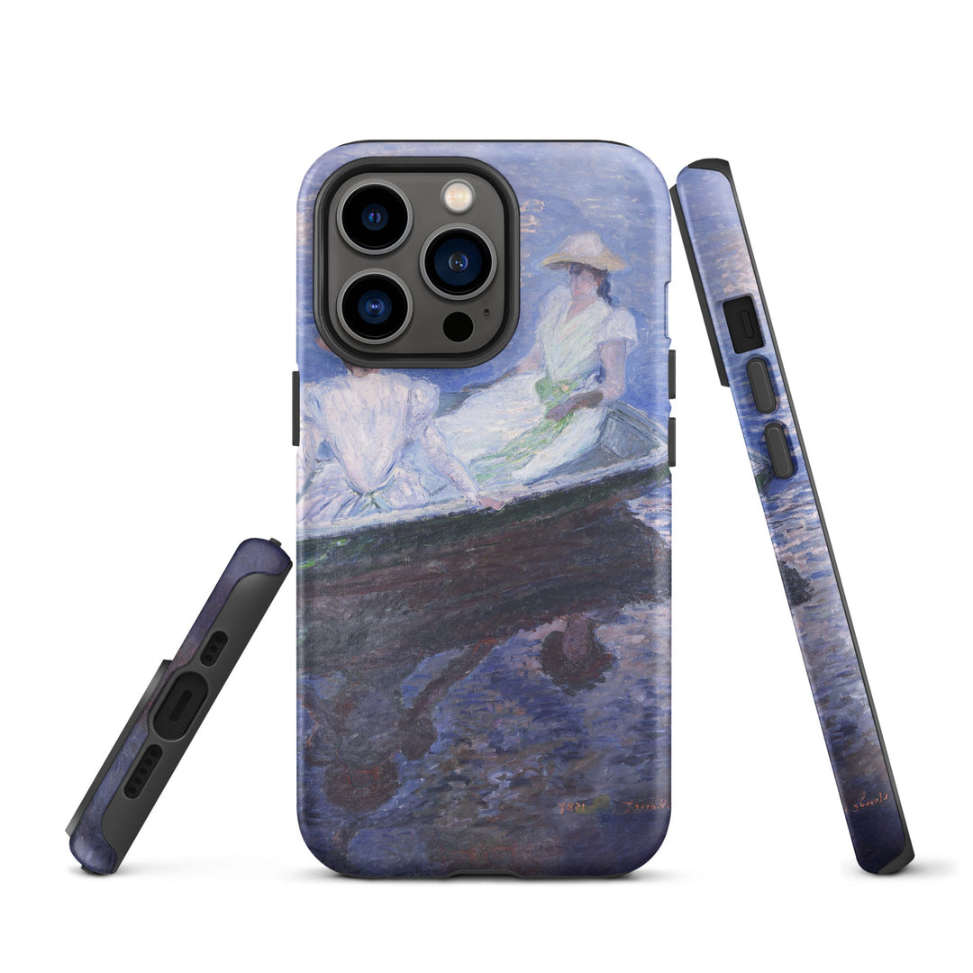 Hardcase iPhone® Handyhülle - Claude Monet, On the Boat iPhone 13 Pro artlia
