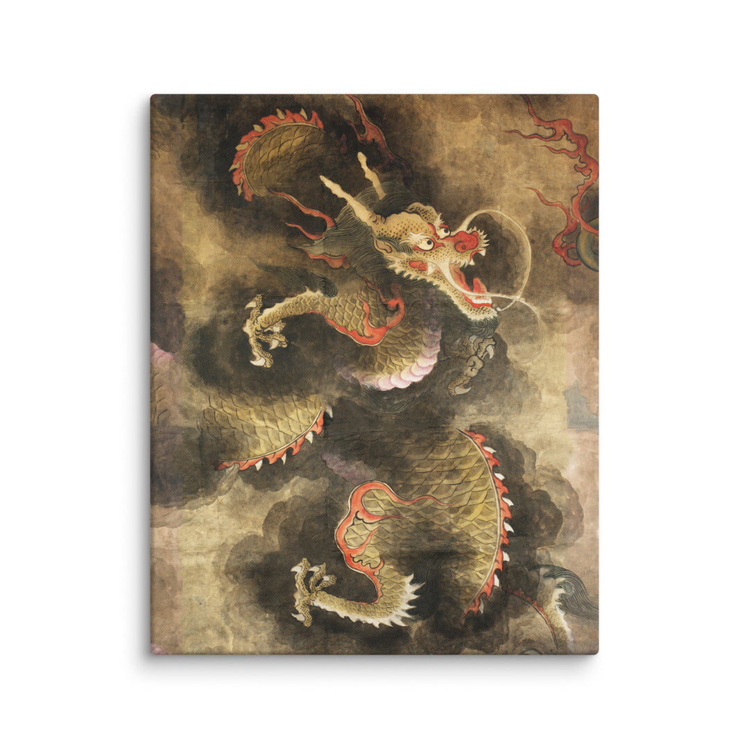 Leinwand - Der Heilige Blaue Drache ohne Rahmen / 41x51 cm (16″×20″) artlia