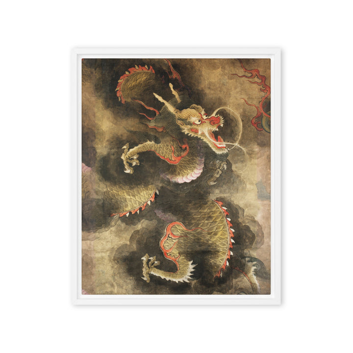 Leinwand - Der Heilige Blaue Drache Weiß / 41x51 cm (16″×20″) artlia