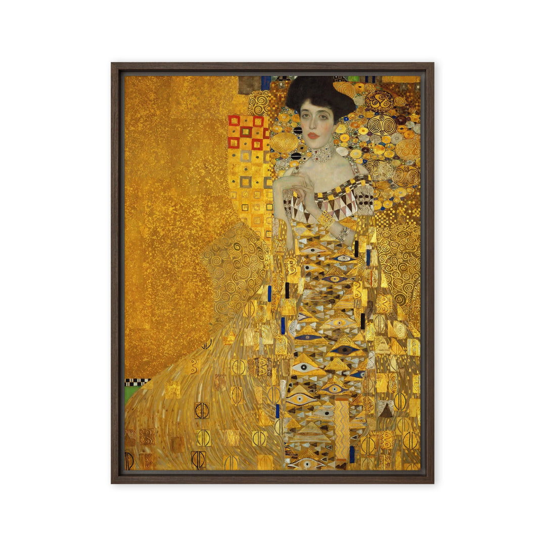 Leinwand - Gustav Klimt, Adele Bloch-Bauer Braun / 46x61 cm (18″×24″) artlia