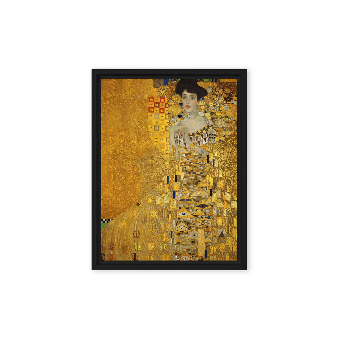 Leinwand - Gustav Klimt, Adele Bloch-Bauer Schwarz / 31x41 cm (12″×16″) artlia
