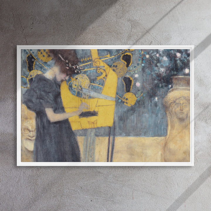 Leinwand - Gustav Klimt, Die Musik artlia