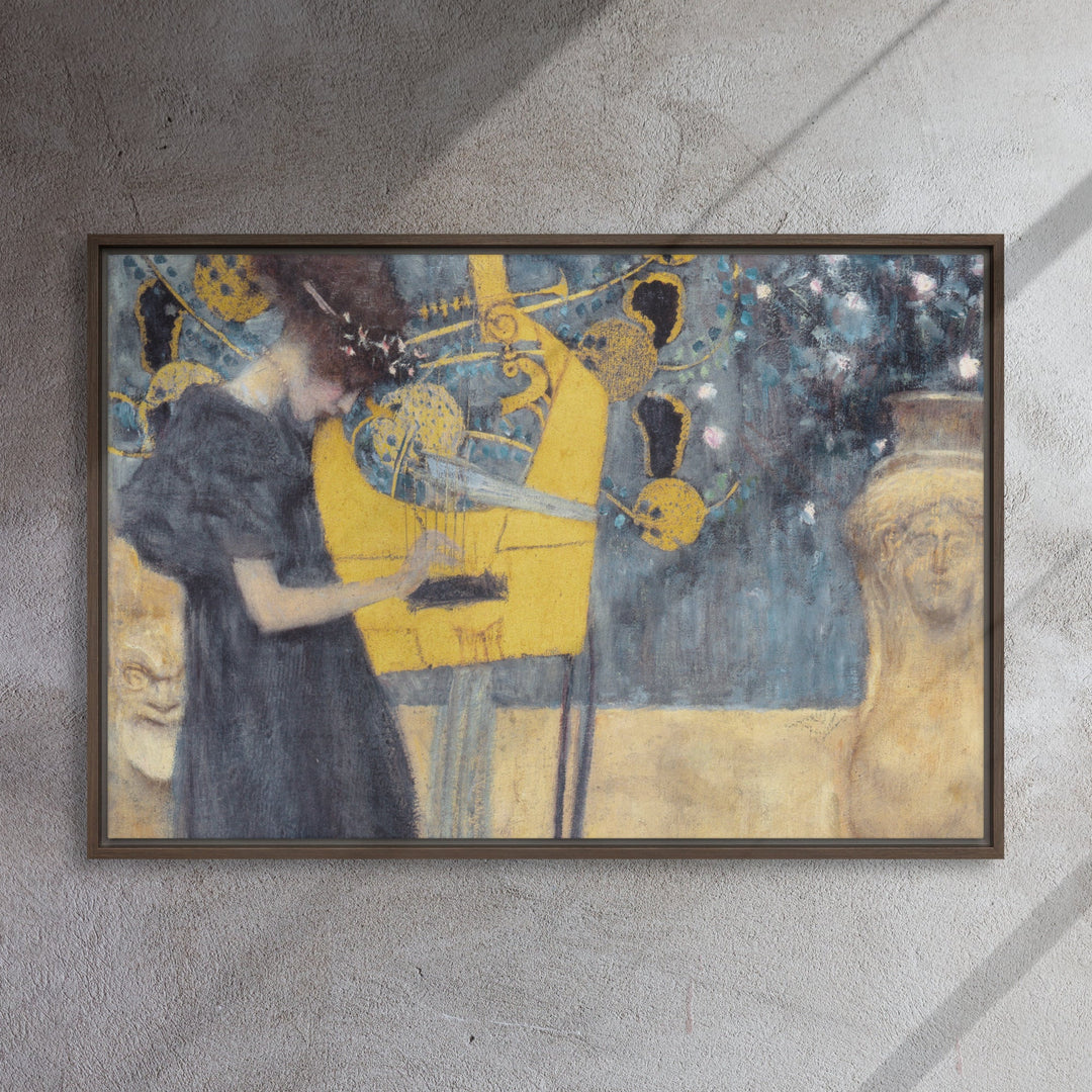 Leinwand - Gustav Klimt, Die Musik artlia