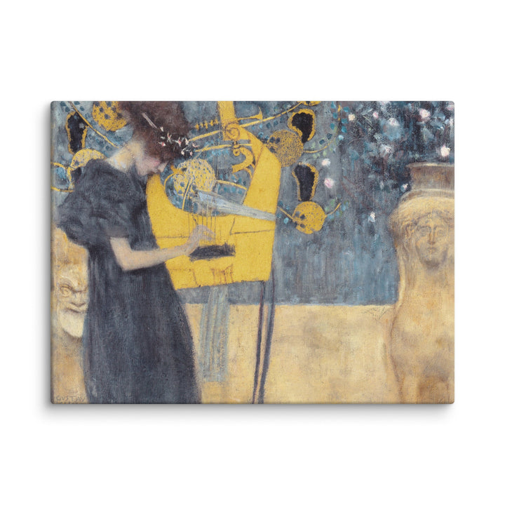 Leinwand - Gustav Klimt, Die Musik ohne Rahmen / 31x41 cm (12″×16″) artlia
