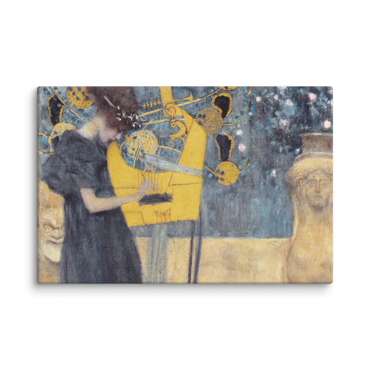 Leinwand - Gustav Klimt, Die Musik ohne Rahmen / 61x91 cm (24″×36″) artlia
