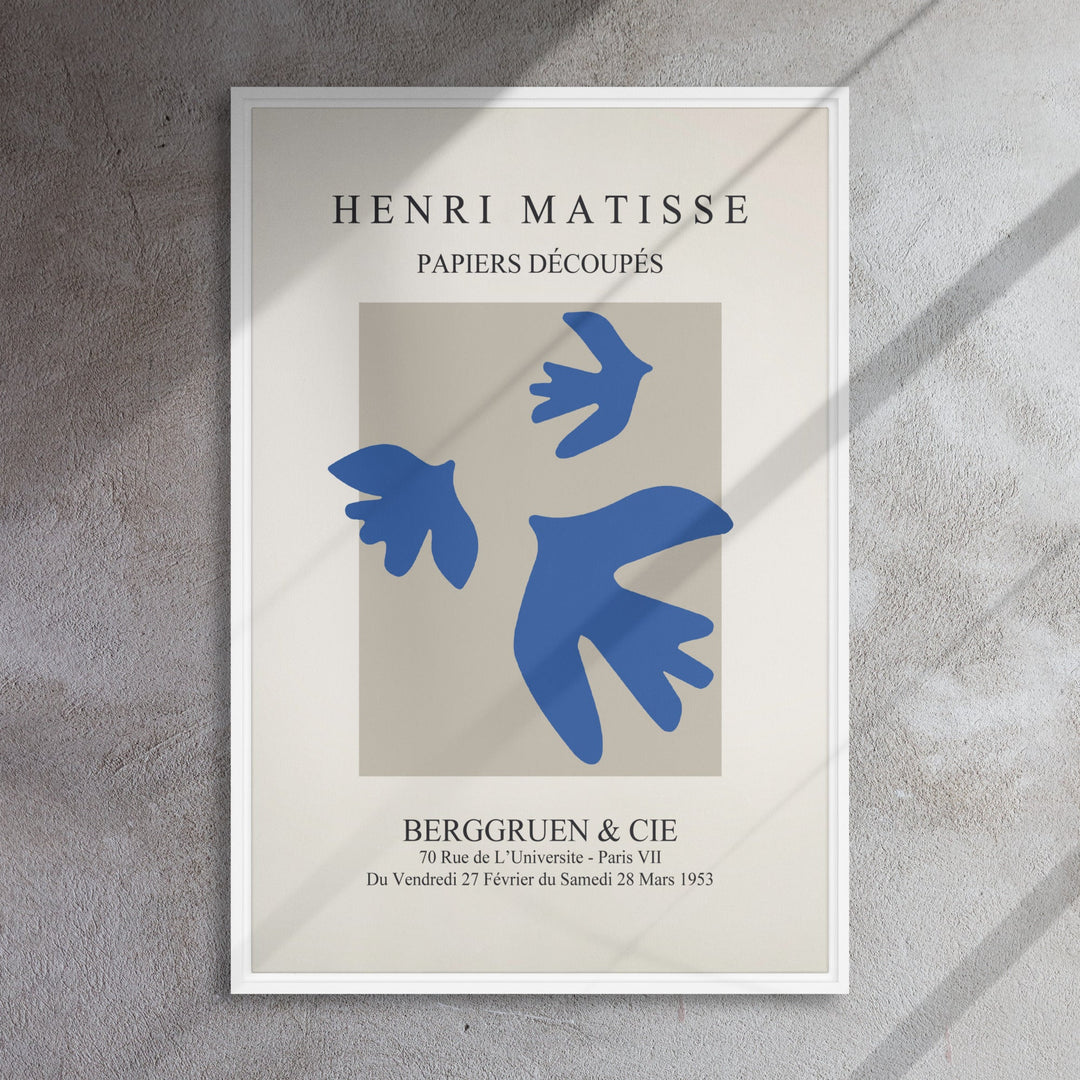 Leinwand - Henri Matisse, blaue Vögel artlia