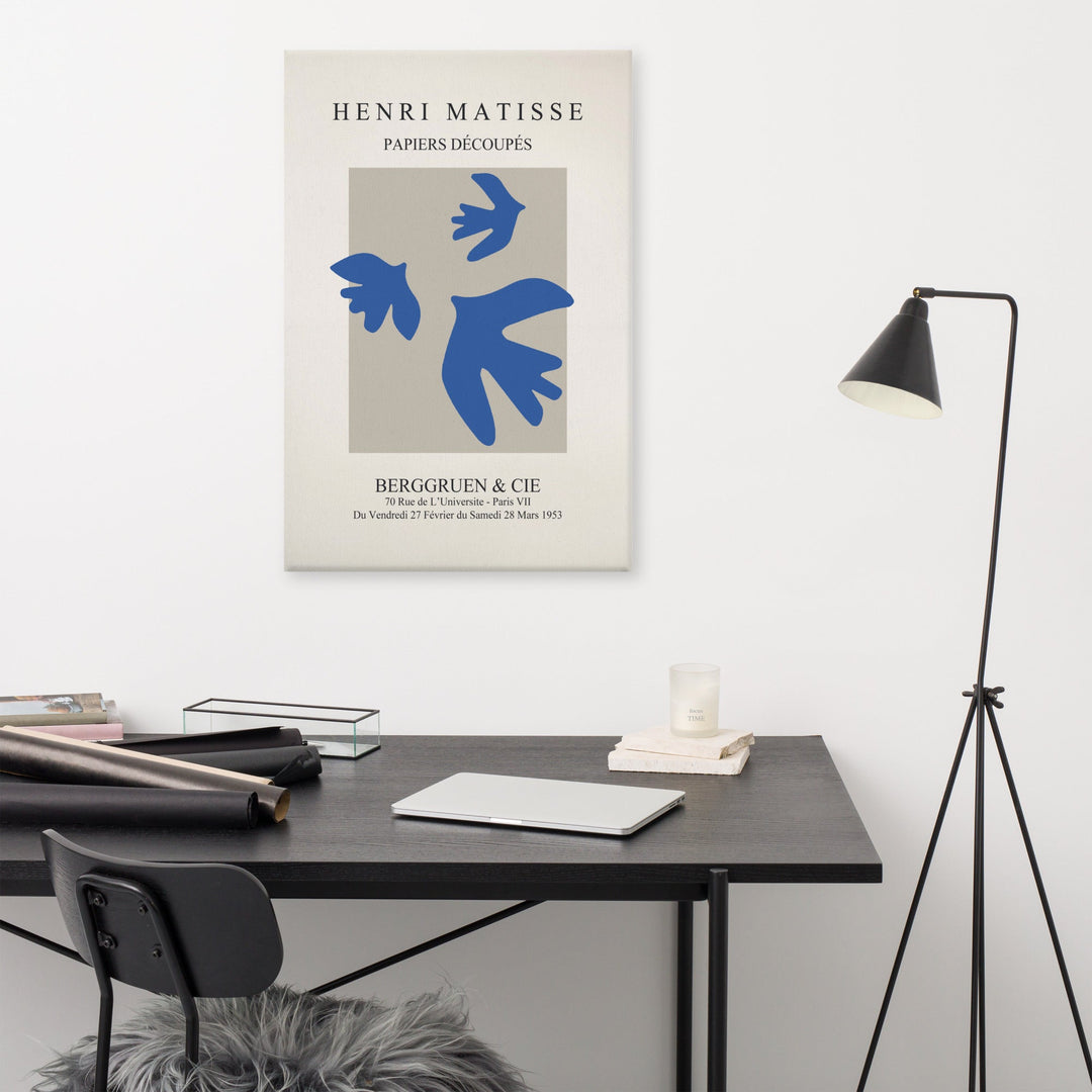 Leinwand - Henri Matisse, blaue Vögel artlia