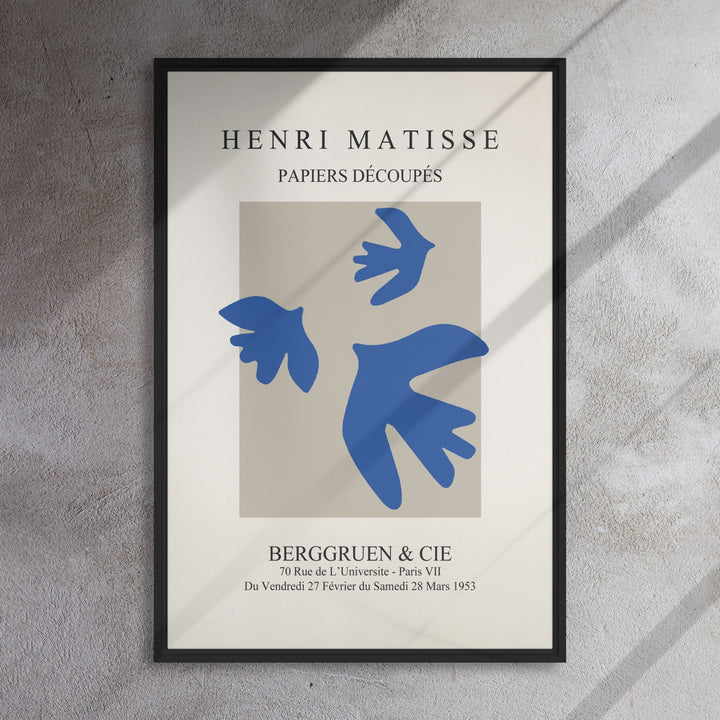 Leinwand - Henri Matisse, blaue Vögel artlia