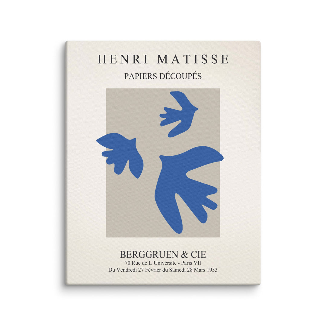 Leinwand - Henri Matisse, blaue Vögel ohne Rahmen / 41x51 cm (16″×20″) artlia