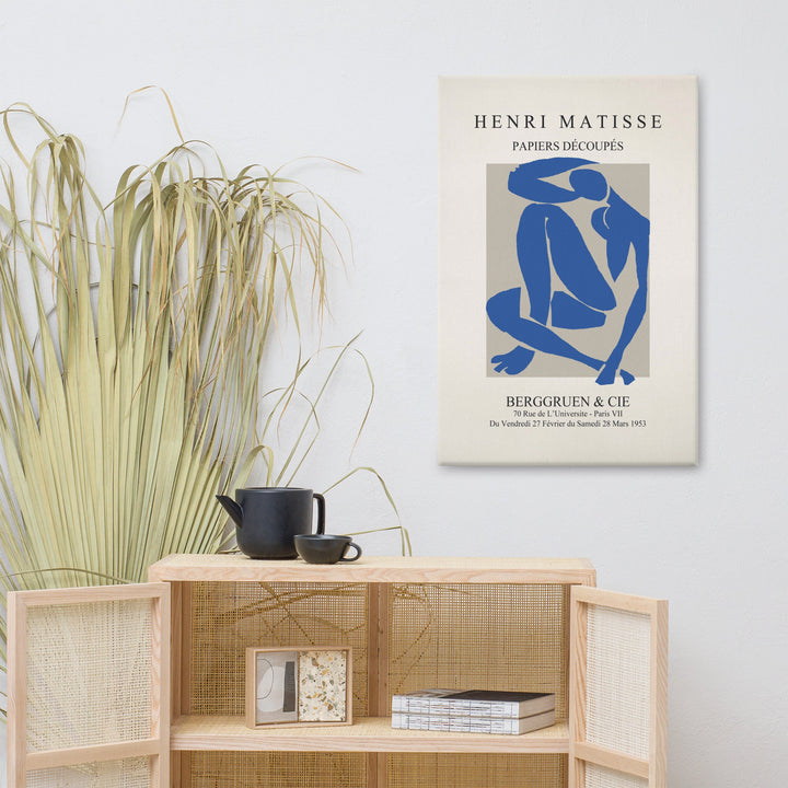 Leinwand - Henri Matisse, Papier Découpés blauer Akt artlia