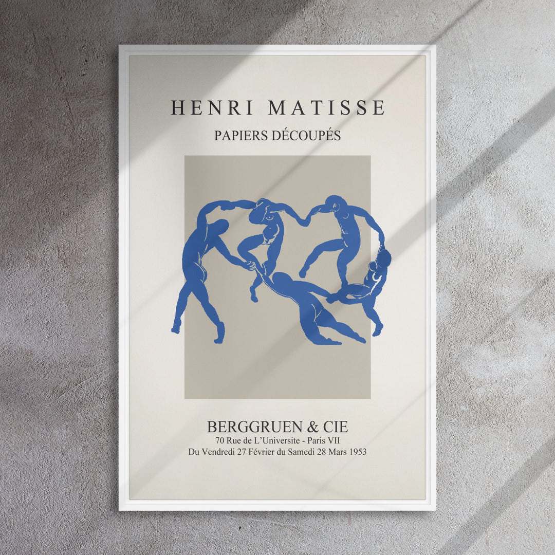 Leinwand - Henri Matisse, Papier Découpés blauer Tanz artlia
