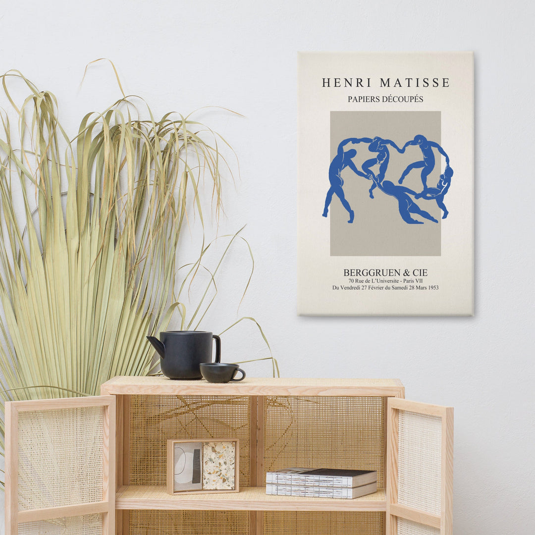 Leinwand - Henri Matisse, Papier Découpés blauer Tanz artlia