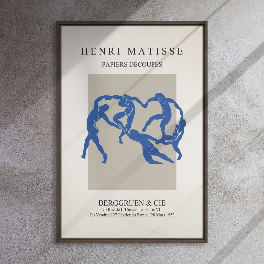Leinwand - Henri Matisse, Papier Découpés blauer Tanz artlia