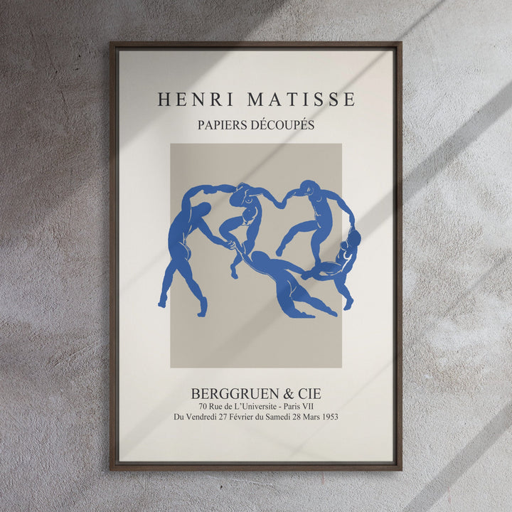 Leinwand - Henri Matisse, Papier Découpés blauer Tanz artlia