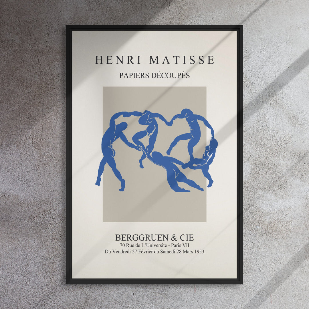 Leinwand - Henri Matisse, Papier Découpés blauer Tanz artlia