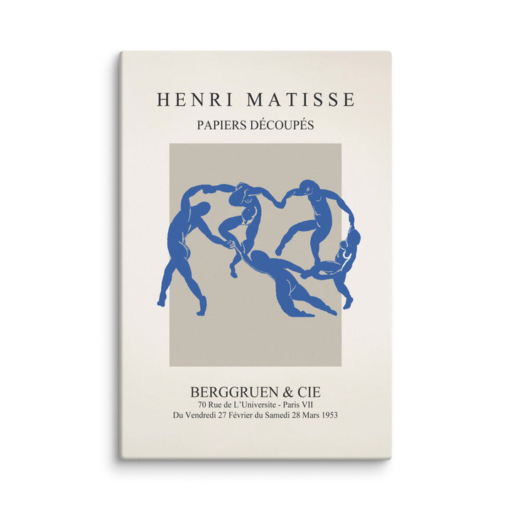 Leinwand - Henri Matisse, Papier Découpés blauer Tanz ohne Rahmen / 61x91 cm (24″×36″) artlia
