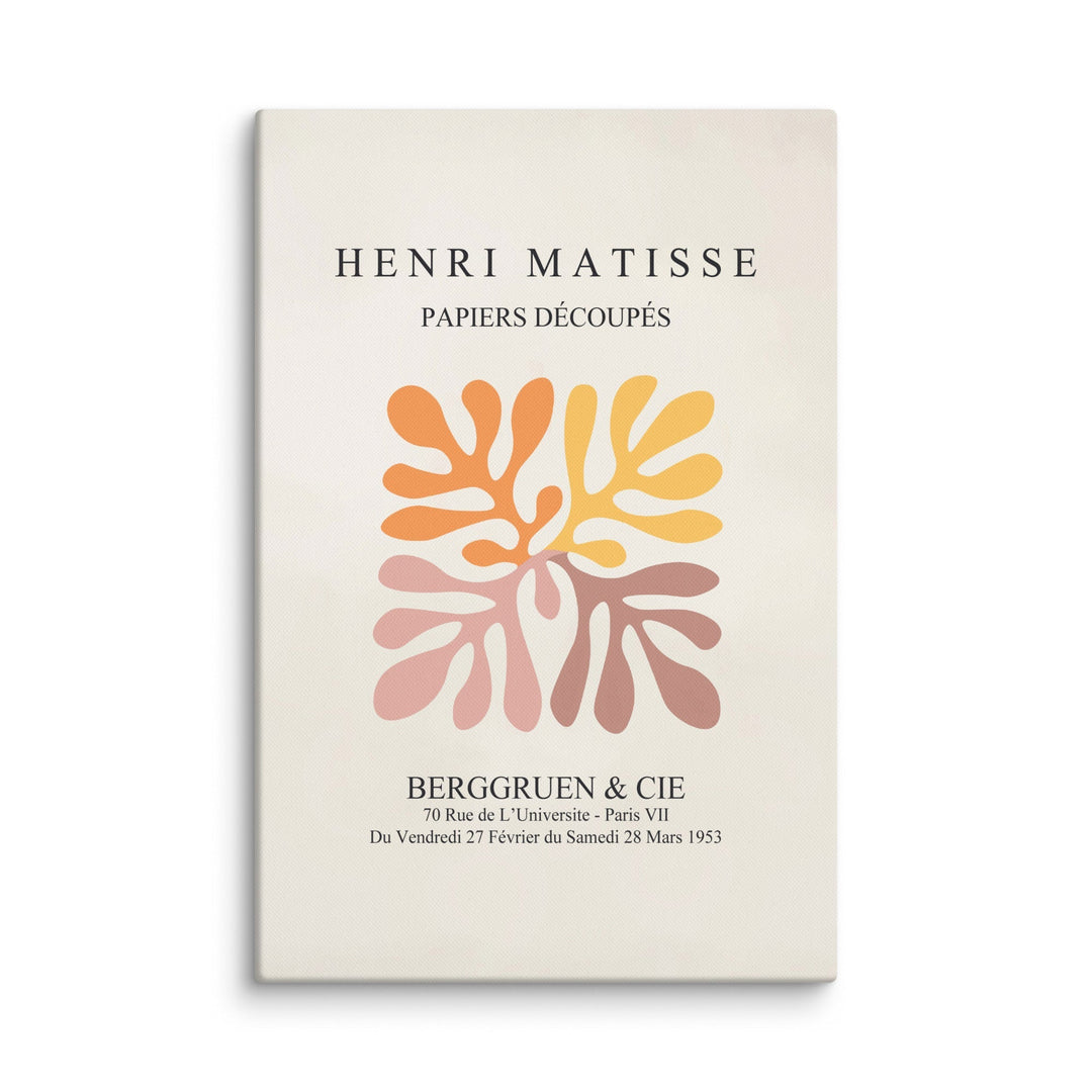 Leinwand - Henri Matisse, Papier Découpés bunte Blätter artlia