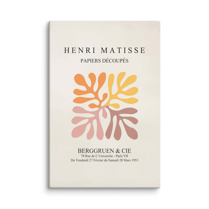 Leinwand - Henri Matisse, Papier Découpés bunte Blätter artlia