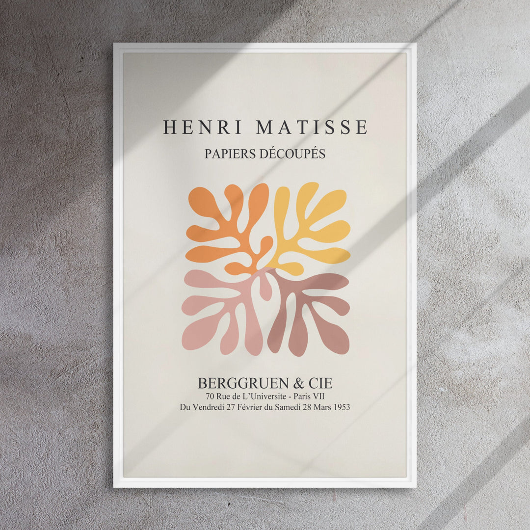 Leinwand - Henri Matisse, Papier Découpés bunte Blätter artlia