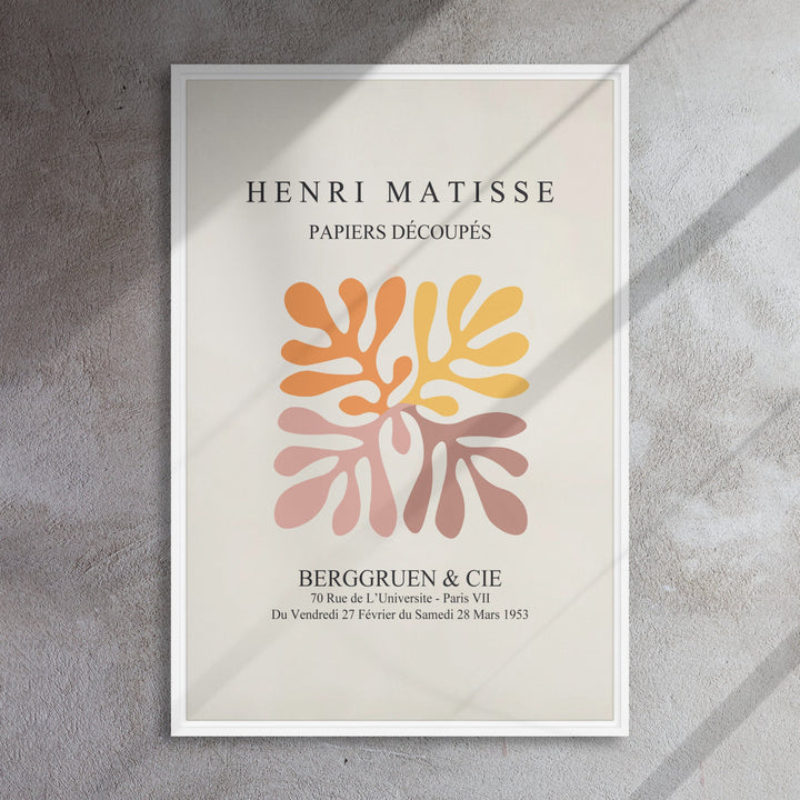 Leinwand - Henri Matisse, Papier Découpés bunte Blätter artlia