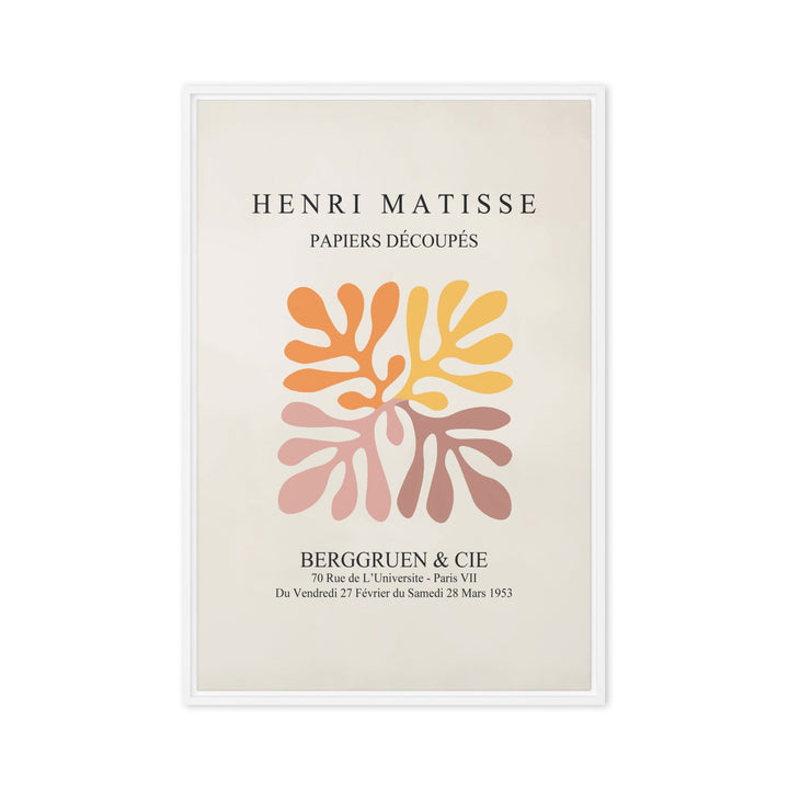 Leinwand - Henri Matisse, Papier Découpés bunte Blätter ohne Rahmen / 61x91 cm (24″×36″) artlia
