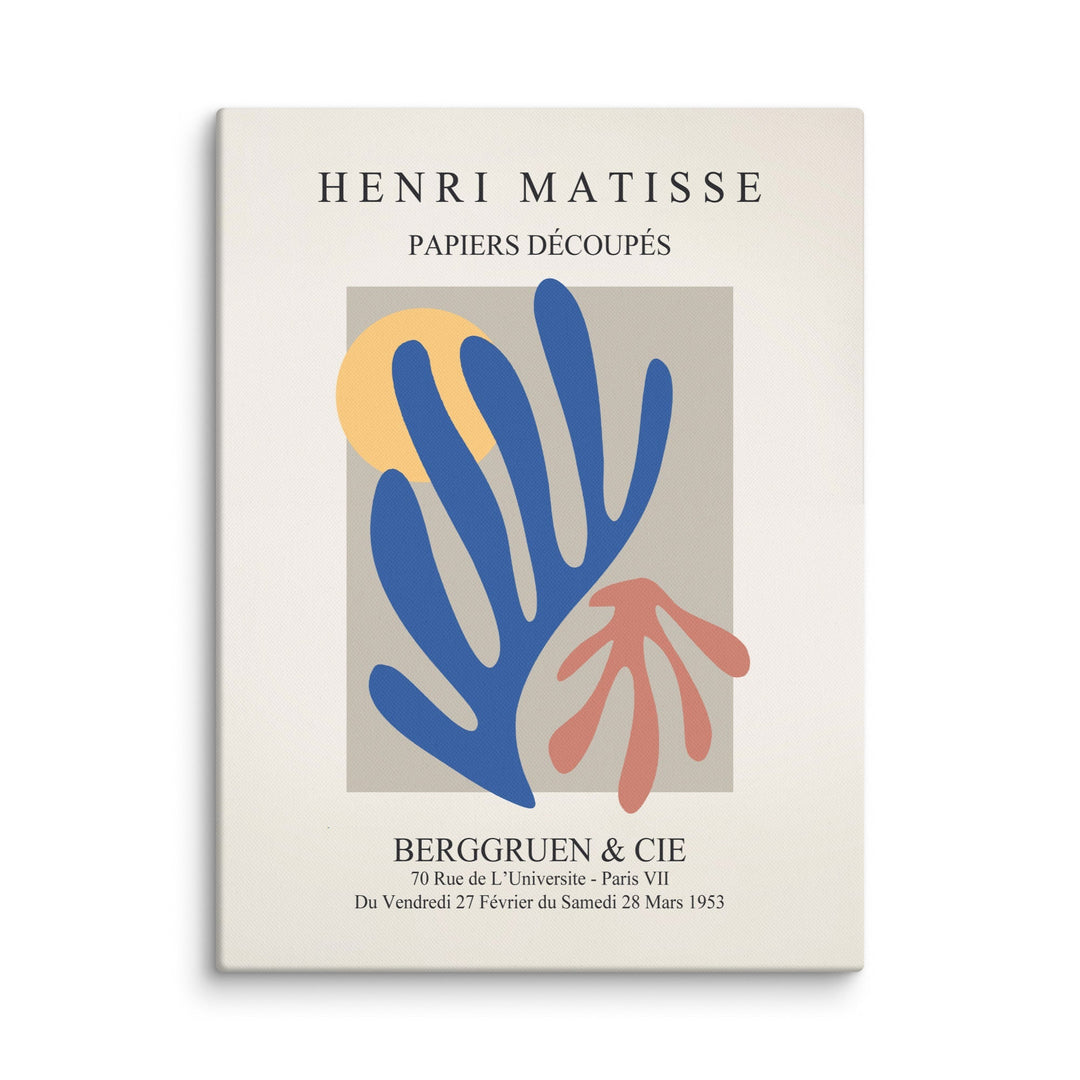 Leinwand - Henri Matisse, Papier Découpés bunter Garten ohne Rahmen / 31x41 cm (12″×16″) artlia