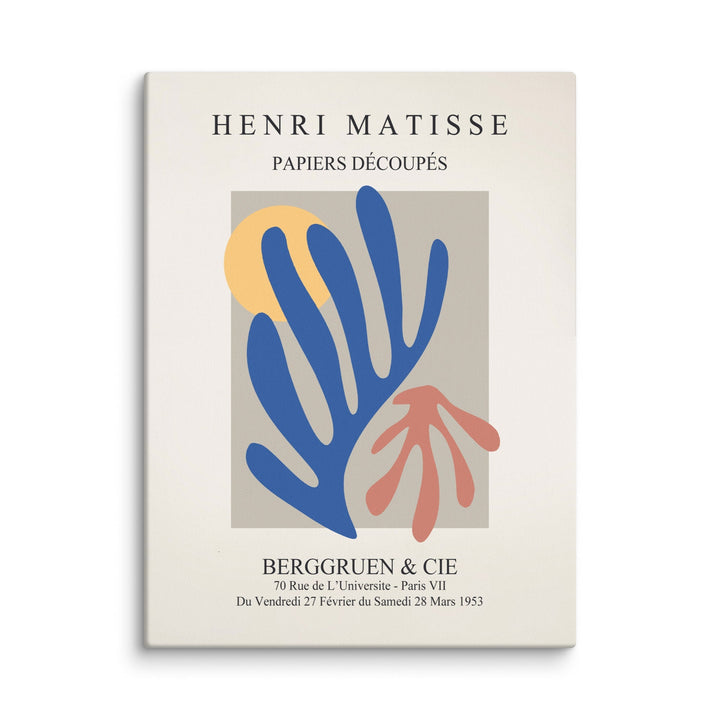 Leinwand - Henri Matisse, Papier Découpés bunter Garten ohne Rahmen / 31x41 cm (12″×16″) artlia