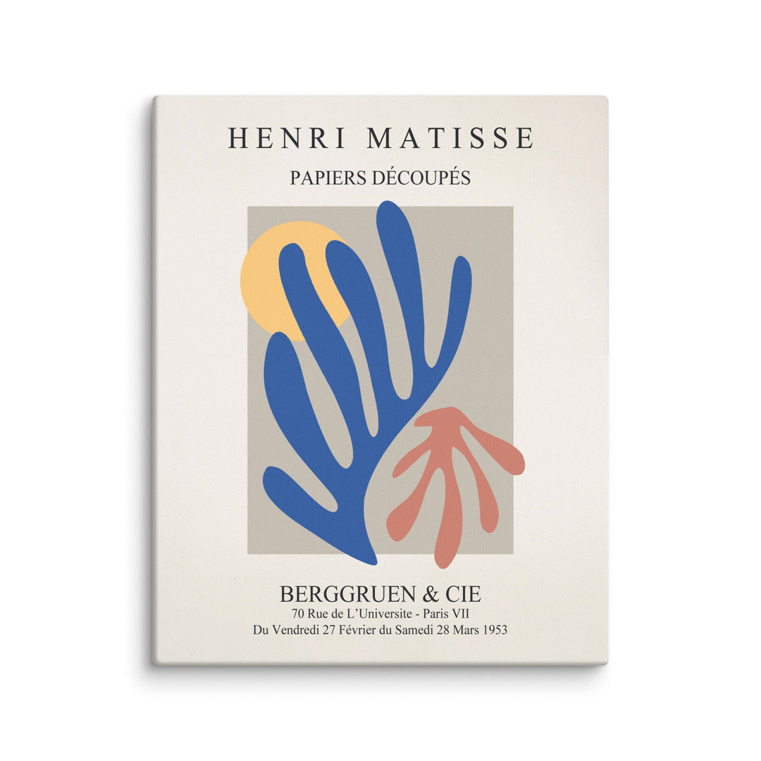 Leinwand - Henri Matisse, Papier Découpés bunter Garten ohne Rahmen / 41x51 cm (16″×20″) artlia