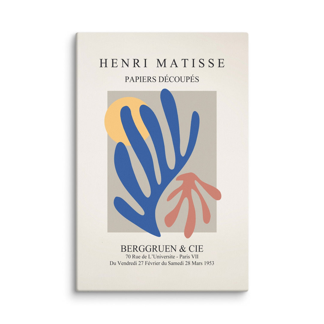 Leinwand - Henri Matisse, Papier Découpés bunter Garten ohne Rahmen / 61x91 cm (24″×36″) artlia