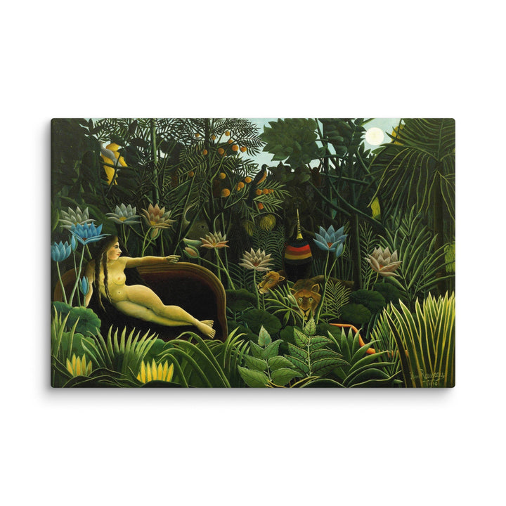 Leinwand - Henri Rousseau, Der Traum ohne Rahmen / 31x46 cm (12″×18″) artlia