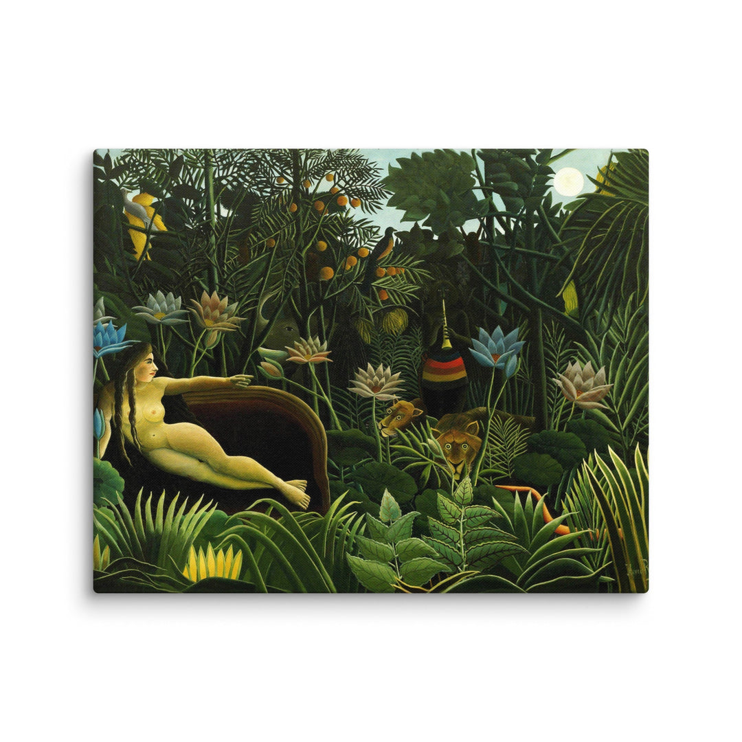 Leinwand - Henri Rousseau, Der Traum ohne Rahmen / 41x51 cm (16″×20″) artlia