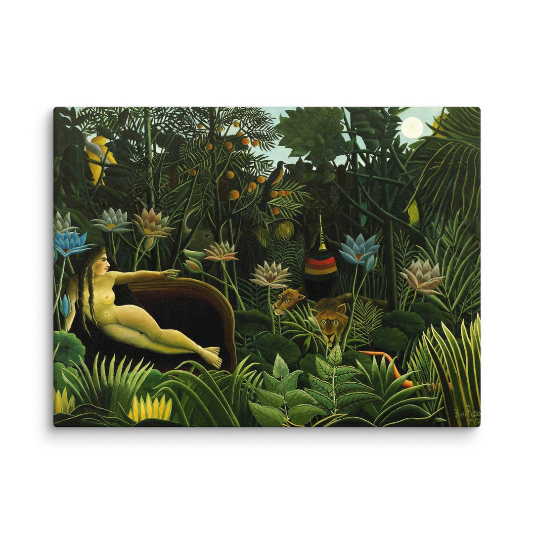 Leinwand - Henri Rousseau, Der Traum ohne Rahmen / 46x61 cm (18″×24″) artlia