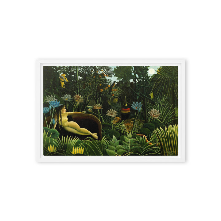 Leinwand - Henri Rousseau, Der Traum Weiß / 31x46 cm (12″×18″) artlia