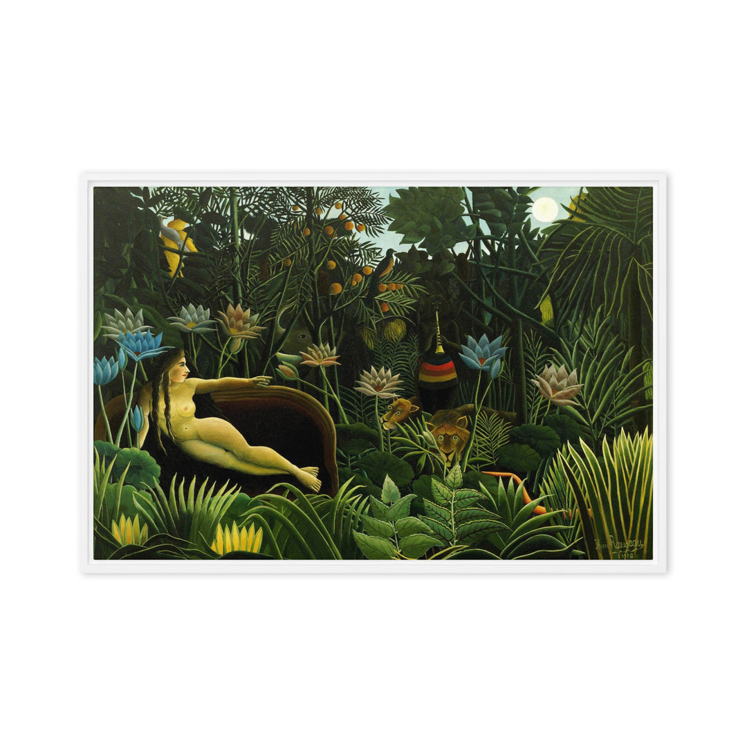 Leinwand - Henri Rousseau, Der Traum Weiß / 51x76 cm (20″×30″) artlia