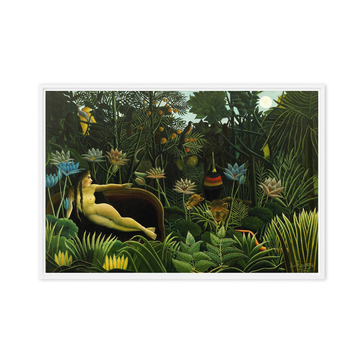 Leinwand - Henri Rousseau, Der Traum Weiß / 51x76 cm (20″×30″) artlia