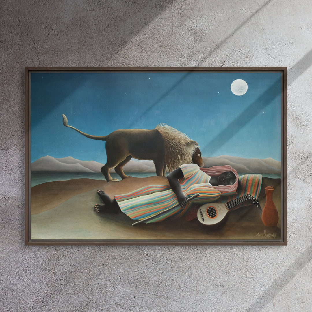 Leinwand - Henri Rousseau, Die schlafende Zigeunerin artlia
