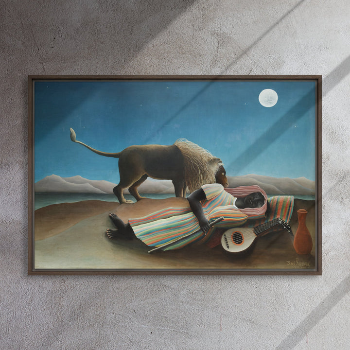 Leinwand - Henri Rousseau, Die schlafende Zigeunerin artlia