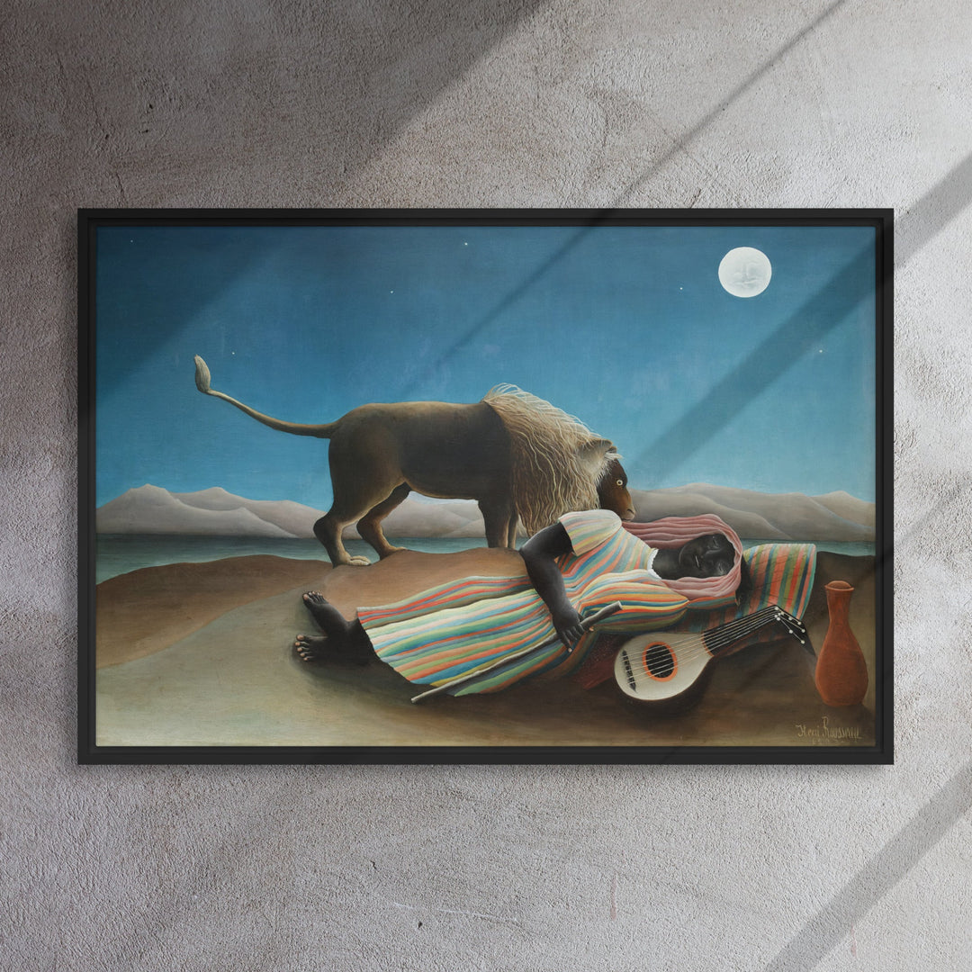 Leinwand - Henri Rousseau, Die schlafende Zigeunerin artlia
