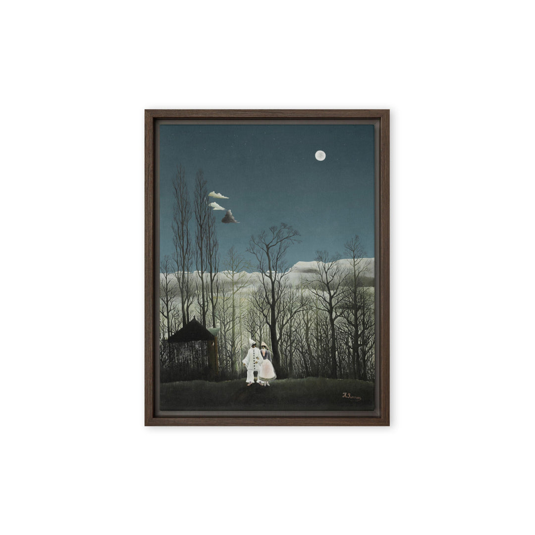 Leinwand - Henri Rousseau, Karnevalsabend Braun / 31x41 cm (12″×16″) artlia