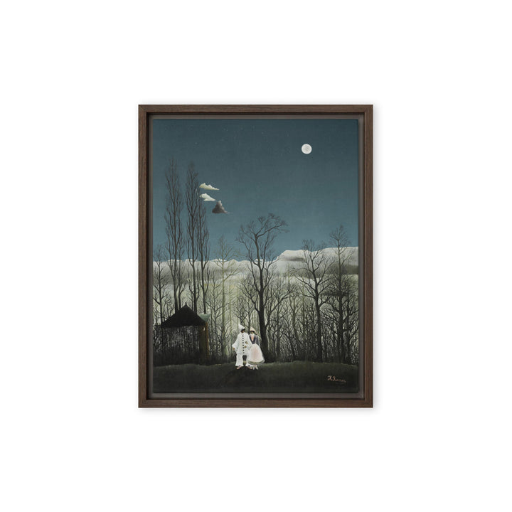 Leinwand - Henri Rousseau, Karnevalsabend Braun / 31x41 cm (12″×16″) artlia