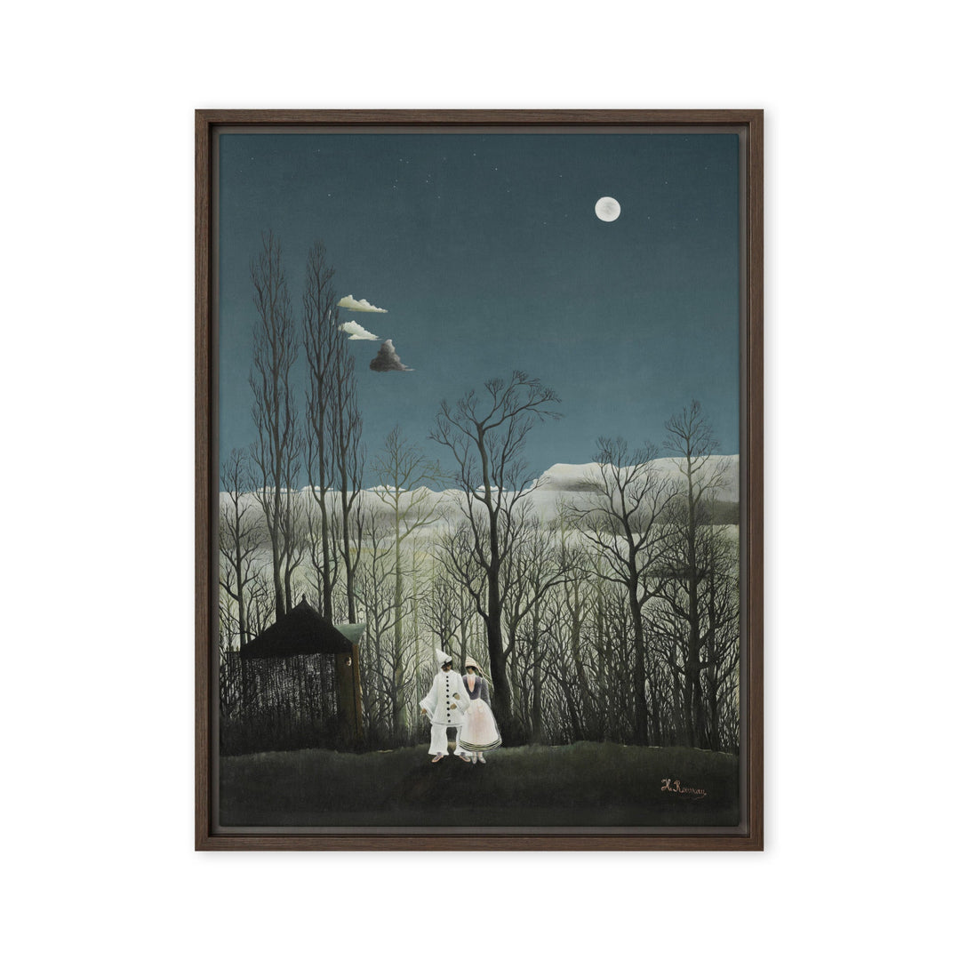 Leinwand - Henri Rousseau, Karnevalsabend Braun / 46x61 cm (18″×24″) artlia