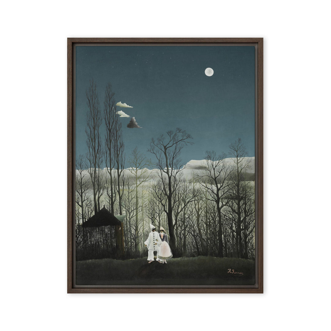 Leinwand - Henri Rousseau, Karnevalsabend Braun / 61x81 cm (24″×32″) artlia